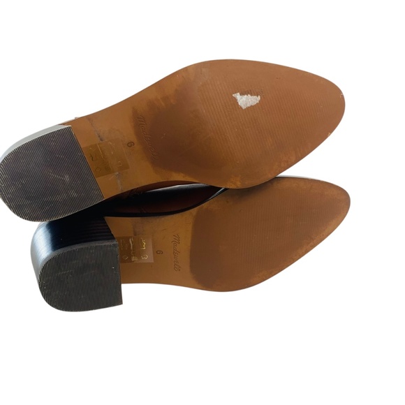 MADEWELL The Darcy Leather Ankle Boot in Cinnamon Tan Cognac Size 6 - Picture 7 of 9